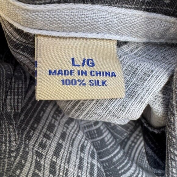 Tommy Bahama Mens Gray Plaid Short-Sleeve Shirt XL Button-Up Collared Casual - Picture 9 of 9